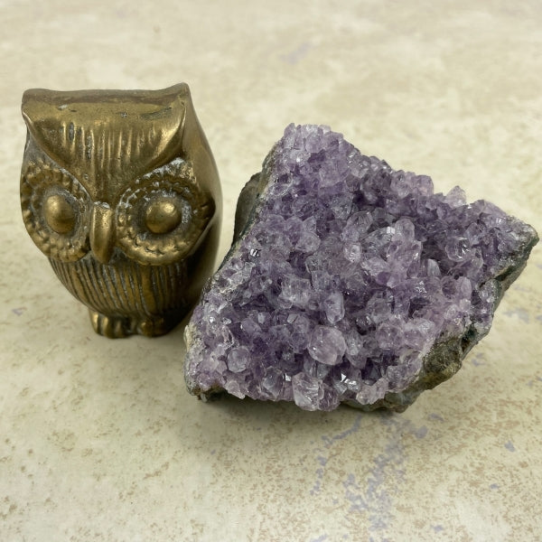 Purple Amethyst Cluster Crystal