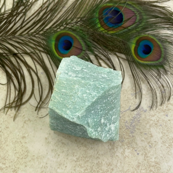 green aventurine raw crystal