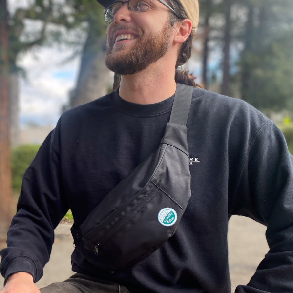 Black Fanny Pack, Crossbody, Waist Bag