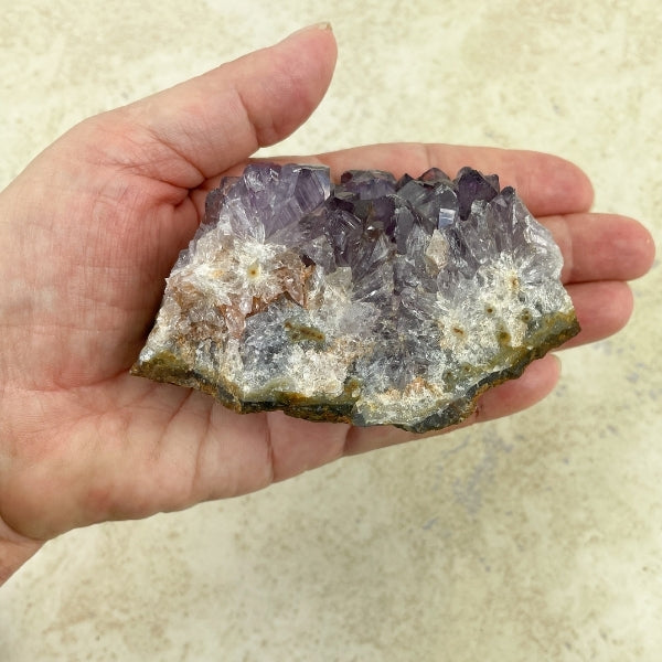 Purple Amethyst Crystal Slice