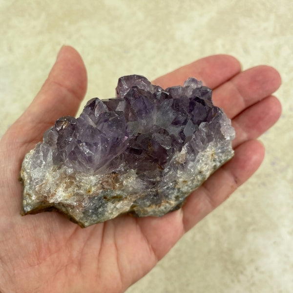 Purple Amethyst Crystal Slice