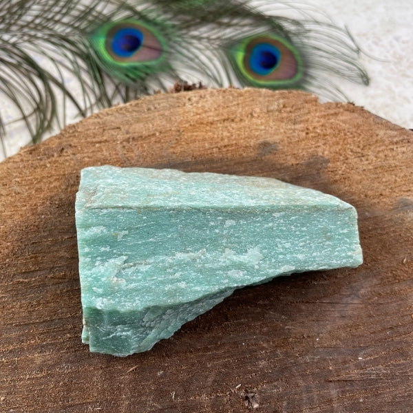 Raw Green Aventurine Crystal- Good Luck Stone
