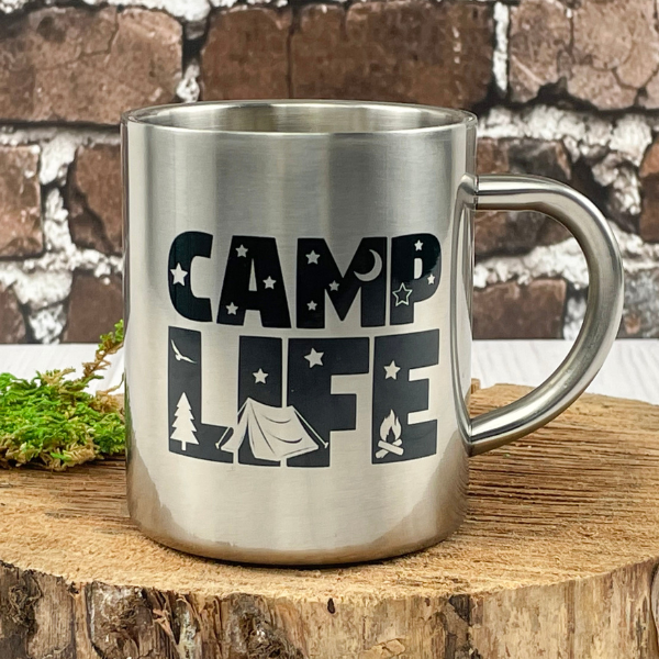 Camp Life Stainless Steel Double Wall Camp Mug