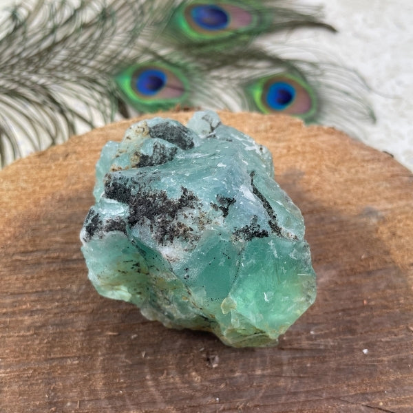 green fluorite healing crystal