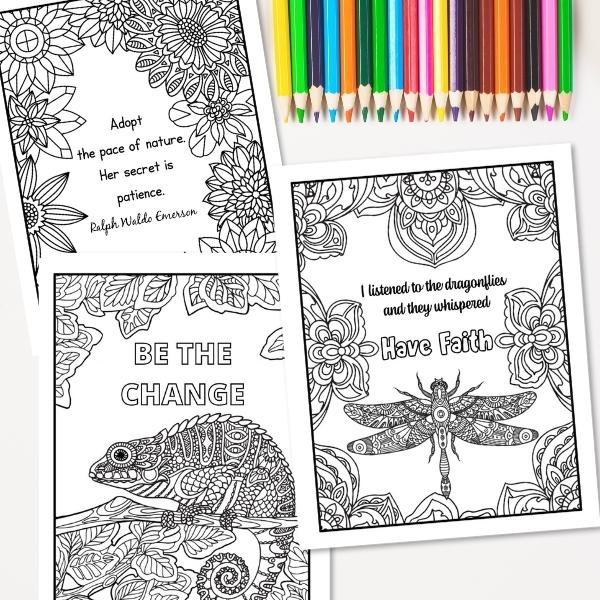 Free Doodle Art Coloring Page Printable