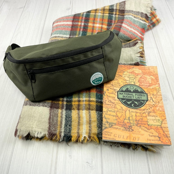 Army Green Fanny Pack, Crossbody, Waist Bag