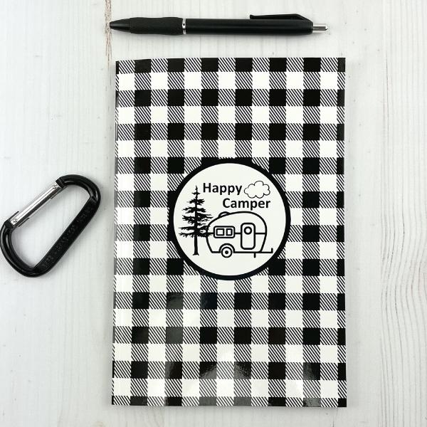 rv camping planner black vintage camper design