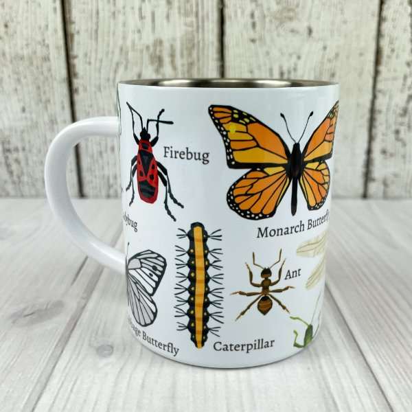 insect double wall stainless steel mug