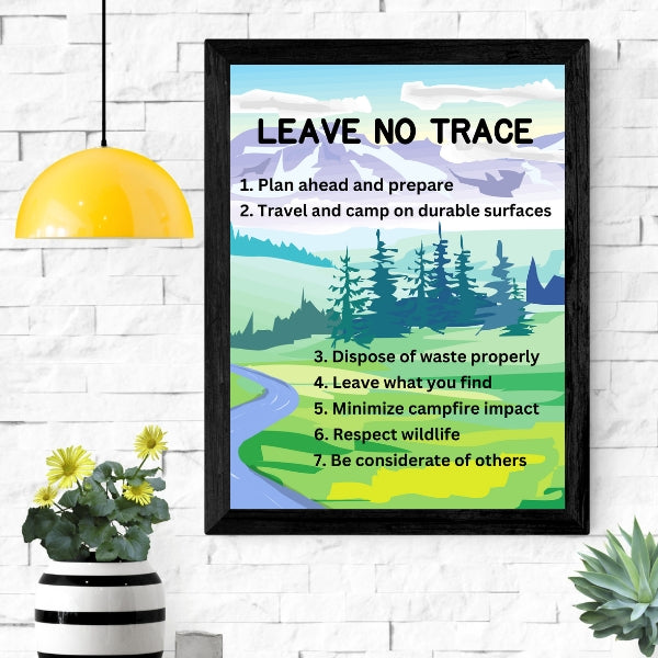 Leave No Trace Wall Art Printable