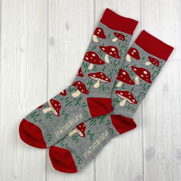 Shiitake Happens Mushroom Socks