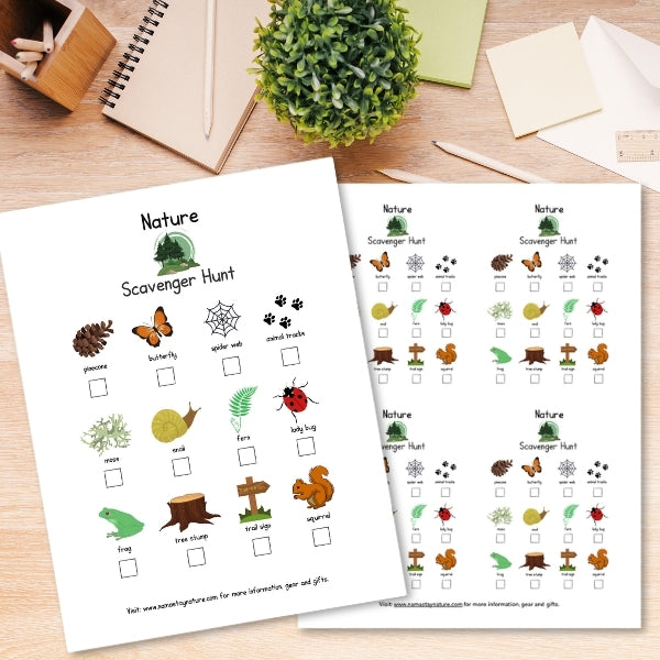 Nature Scavenger Hunt Printable For Kids