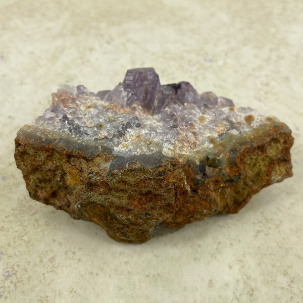 Purple Amethyst Crystal Slice