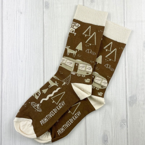 these are my camping socks showing the bottom 