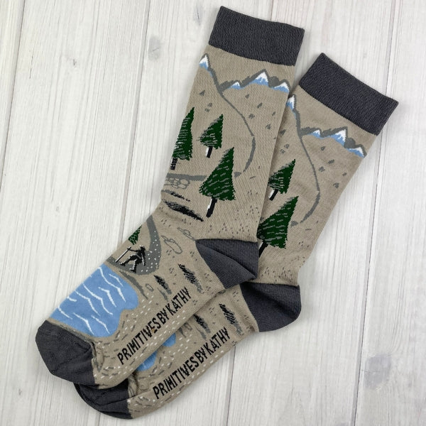 these are my hiking socks bottom side