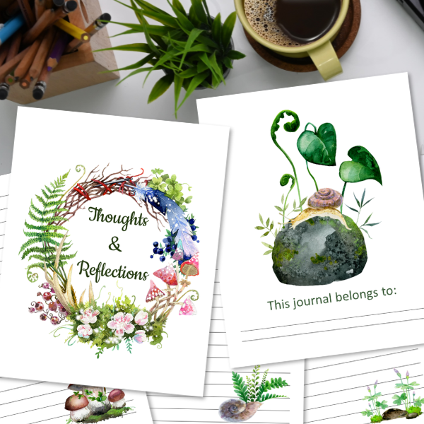 Woodland Themed Writing Journal Pages Printable